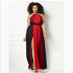 Maxi Dress- with slit. NY and Company. Never worn